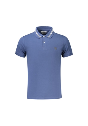 Blue Cotton Polo Shirt - XXL