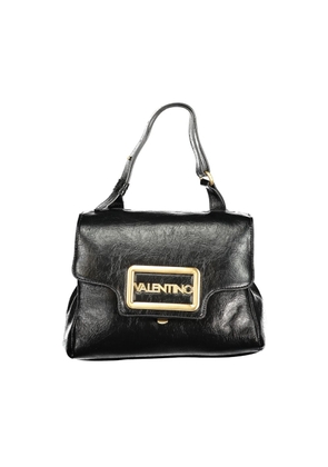 Black Polyethylene Women Handbag