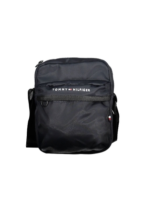 Blue Polyester Men Shoulder Bag