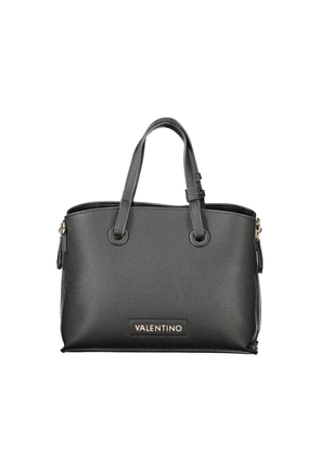 Black Polyethylene Women Handbag