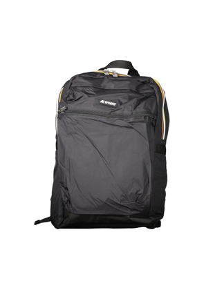 Black Polyamide Men Backpack