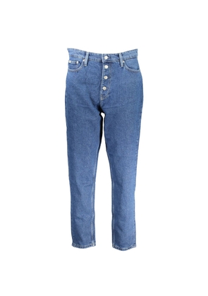 Calvin Klein Blue Cotton Women Jeans - W25
