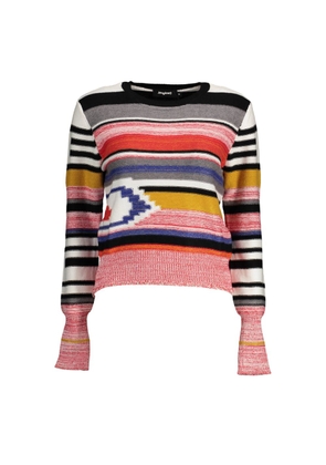 Red Viscose Women Sweater - XL