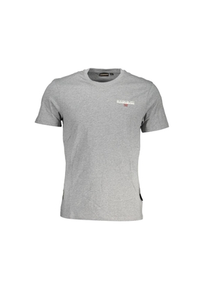 Brown Cotton Men T-Shirt - M