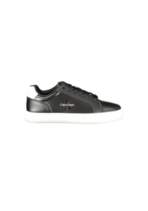 Black Leather Men Sneaker - EU43/US10