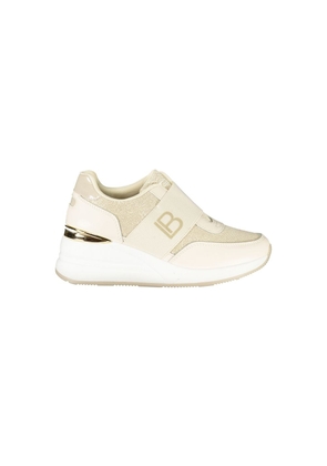 Laura Biagiotti Beige Polyester Women Sneaker - EU39/US9