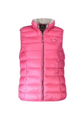 Pink Polyamide Women Jacket - L