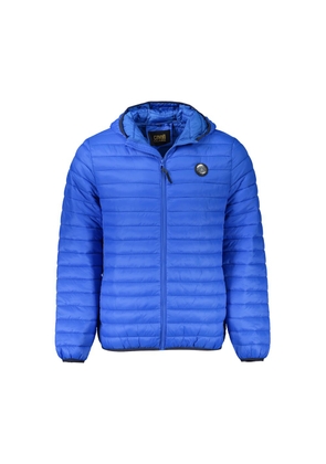 Blue Polyamide Men Jacket - S