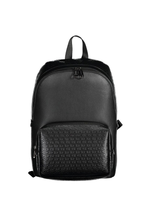 Black Polyester Backpack