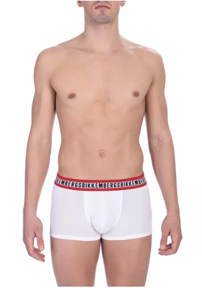 Bikkembergs White Cotton Underwear - L