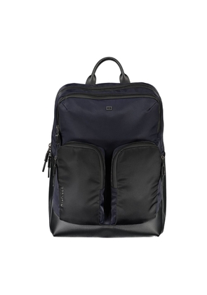 Blue Polyethylene Men Backpack