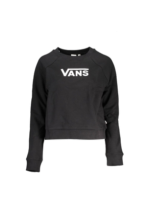 Black Cotton Women Sweater - XS