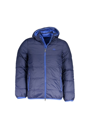 Blue Polyamide Men Jacket - XL