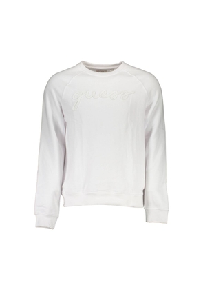 White Cotton Unisex Sweatshirt - XL