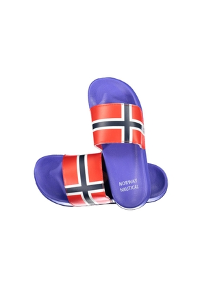 Blue Plastic Men Sandal - EU41/US8