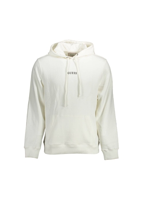 White Cotton Men Sweater - XXL