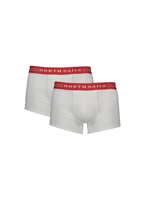 White Cotton Men Boxer - S