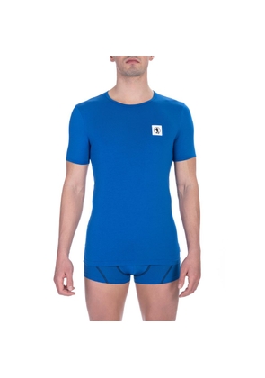 Bikkembergs Blue Cotton T-Shirt - S