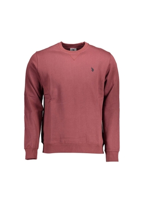 Purple Cotton Men Sweater - XXL