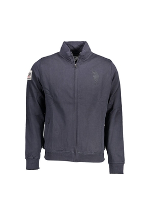 Blue Cotton Men Sweater - XXL