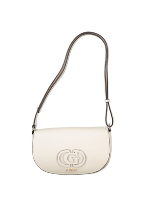 White Polyethylene Women Handbag