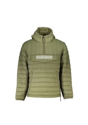 Green Polyamide Men Jacket - S