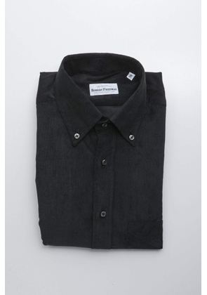 Robert Friedman Black Cotton Shirt - M
