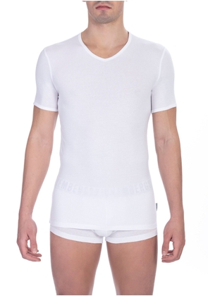 Bikkembergs White Cotton T-Shirt - S