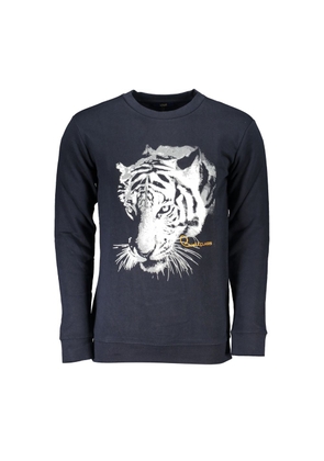 Blue Cotton Sweater - L