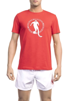 Bikkembergs Red Cotton T-Shirt - XL