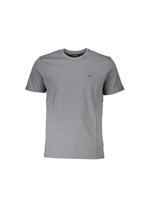 Gray Cotton T-Shirt - S
