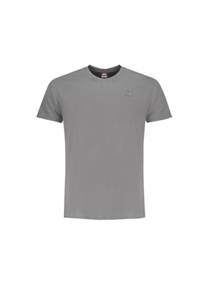 Gray Cotton T-Shirt - XL