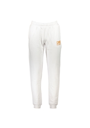 Cavalli Class White Cotton Pant - L