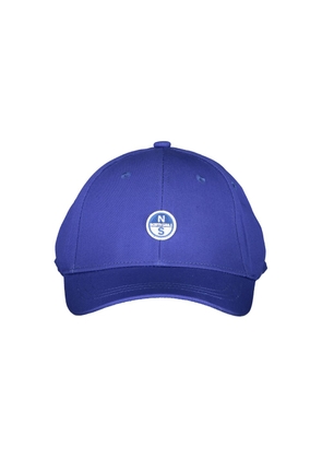 Blue Cotton Hats & Cap - S