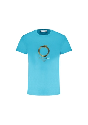 Light Blue Cotton T-Shirt - XL