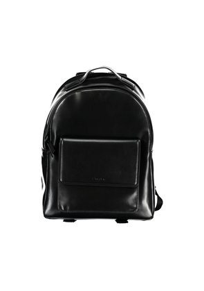 Elegant Black Urban Backpack with Laptop Compartment