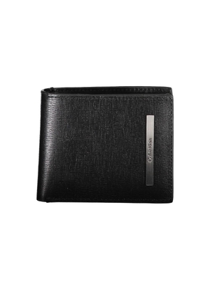 Black Eco Leather Men Wallet