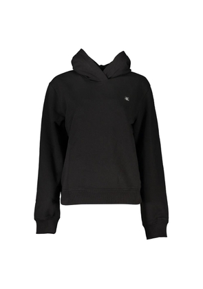 Elegant Hooded Sweatshirt in Timeless Black - L