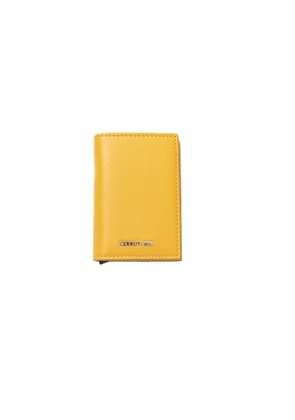 Cerruti 1881 Yellow CALF Leather Wallet