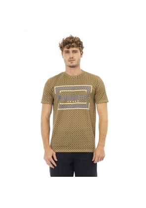 Gray Cotton Men T-Shirt - XL