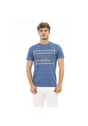 Baldinini Trend Blue Cotton T-Shirt - XS