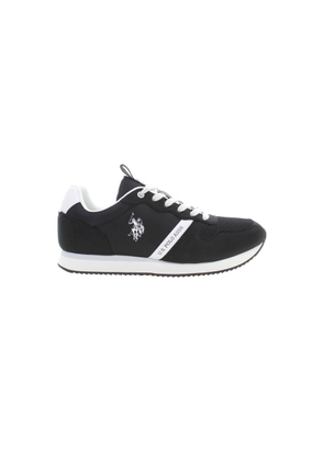 Black Polyester Men Sneaker - EU43/US10