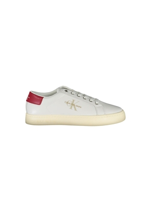 Eco-Conscious White Lace-up Sneakers - EU45/US12