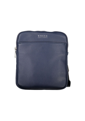 Sleek Blue Shoulder Bag with Ample Storage
