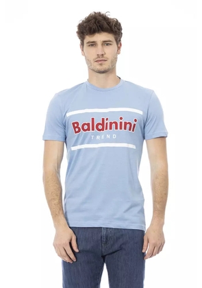 Baldinini trend Light Blue Cotton T-Shirt - XS