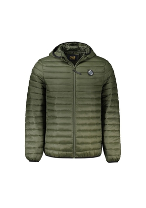 Green Polyamide Men Jacket - S