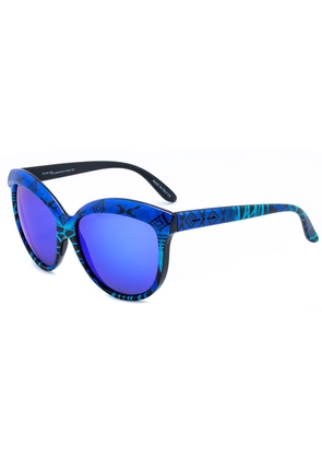 Italia Independent Blue Acetate Sunglasses