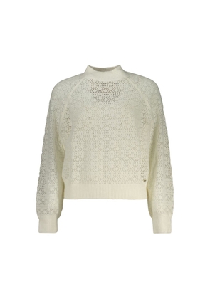 White Alpaca Women Sweater - XS