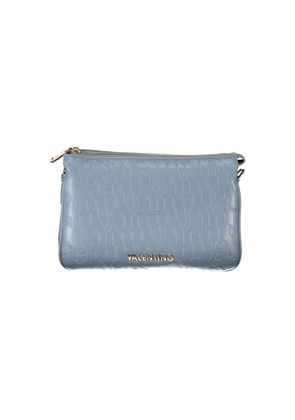 Light Blue Polyethylene Women Handbag
