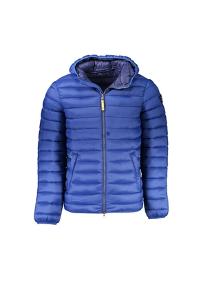 Blue Polyamide Men Jacket - XXL